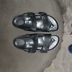 Black  w8/m6 "Birkenstock" slides